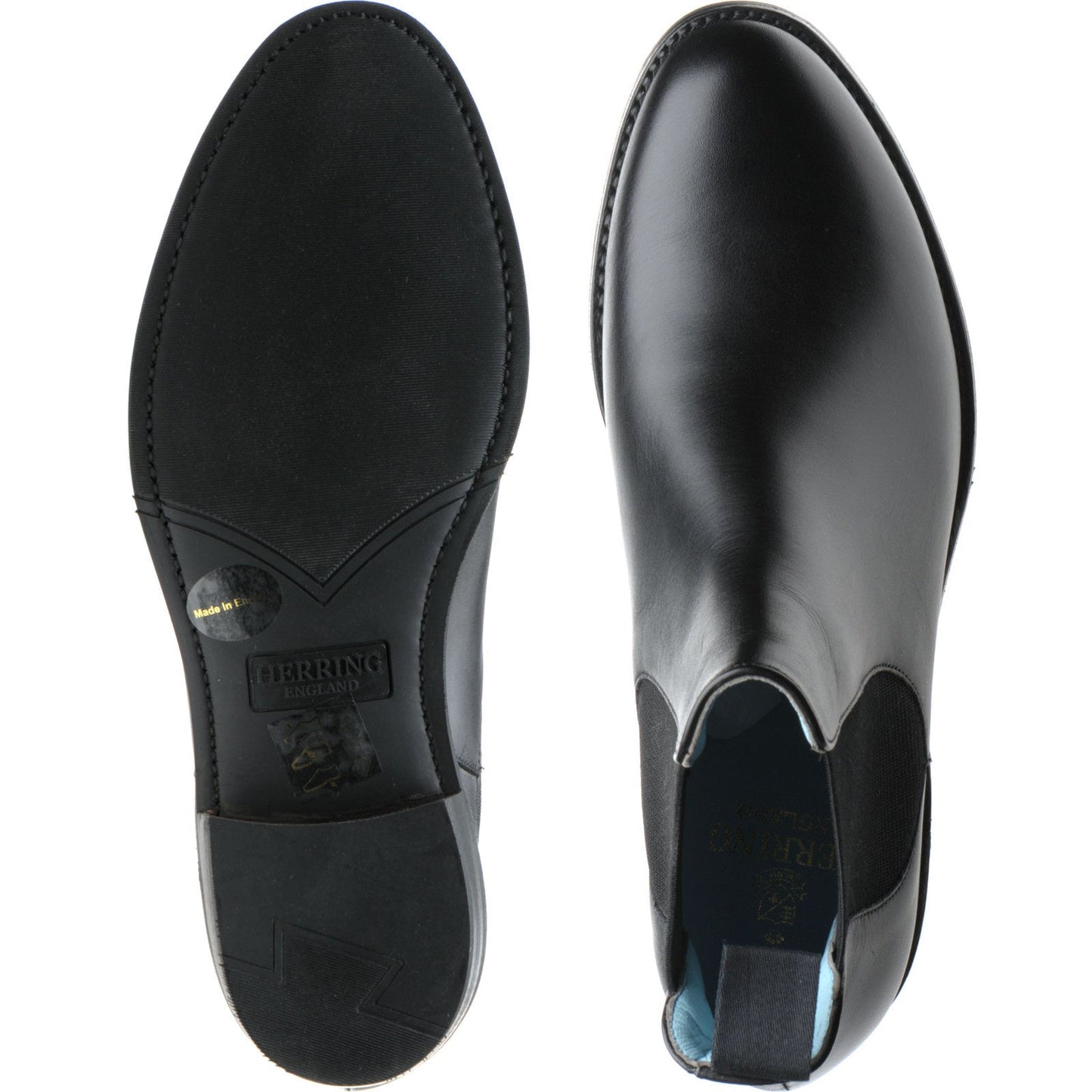 Herring Tamara Ladies ladies rubber-soled Chelsea boots in black calf