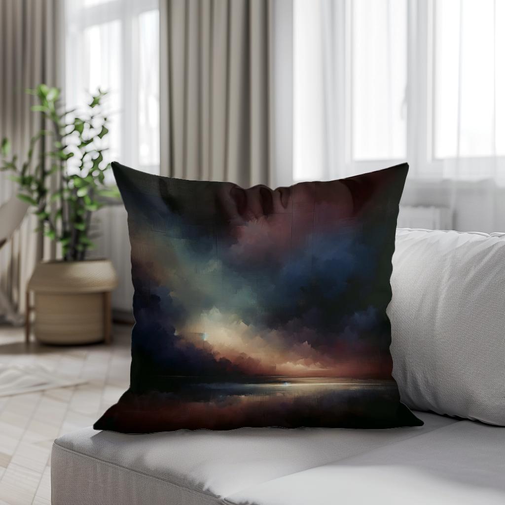 Nocturnal Solitude Cotton Cushion