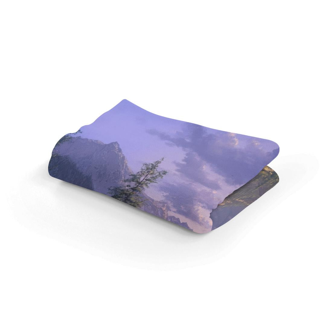 Twilight Tranquillity Mountain Blanket