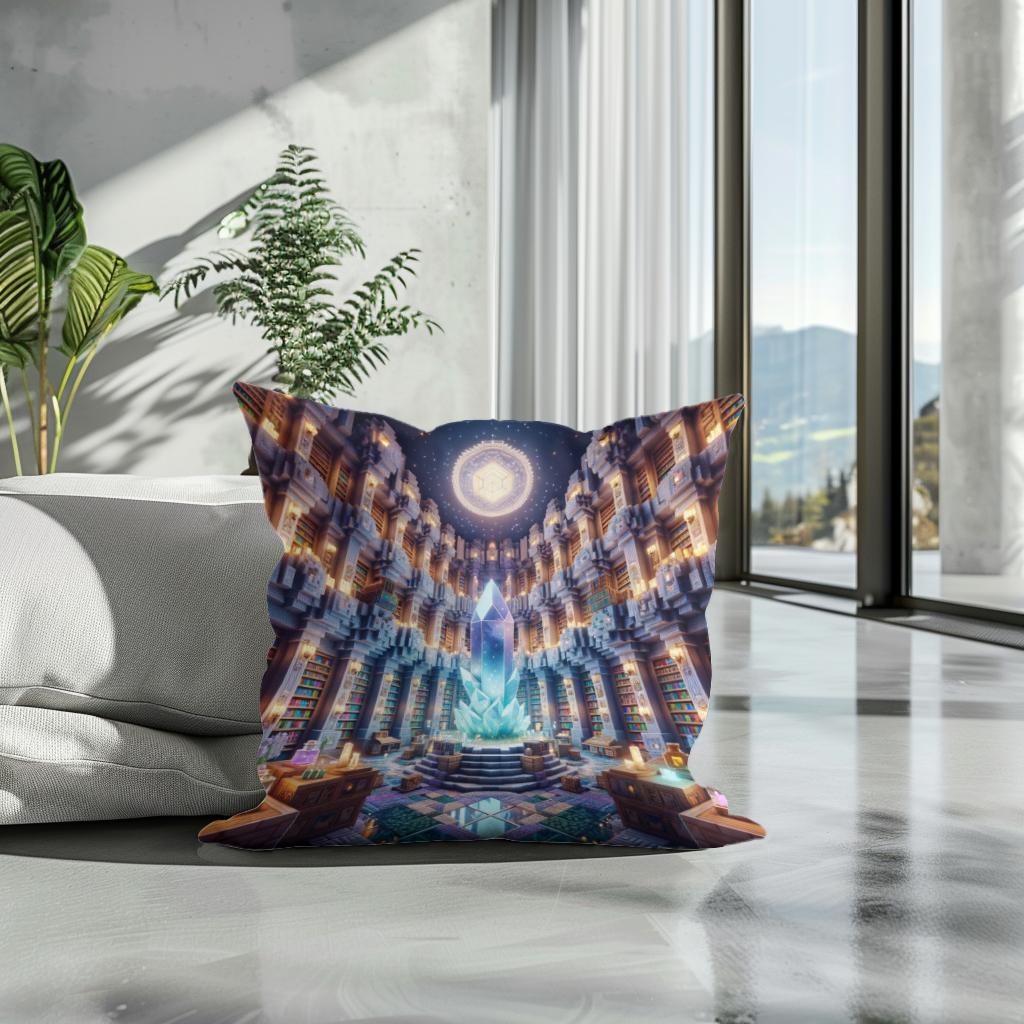 Enchanted Shelves Cotton Cushion