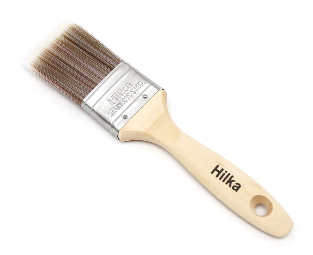 Synthetic bristle paint brush