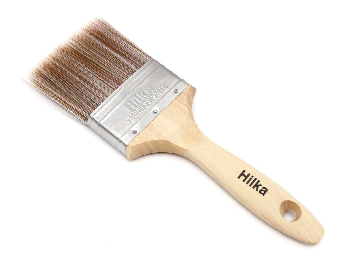Synthetic bristle paint brush