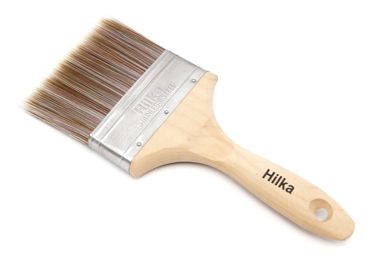 Synthetic bristle paint brush