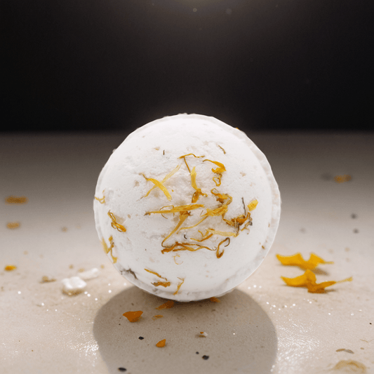 Himalayan Salt Bath Bomb - Energise with Lemon, Ginger, Orange & Avocado Oil