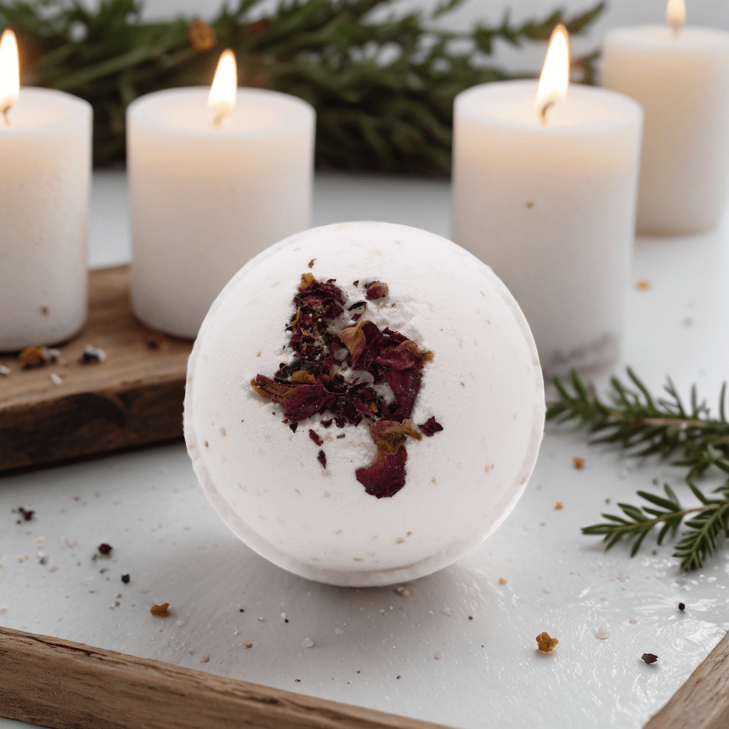 Himalayan Salt Bath Bomb - Sensual with Ylang Ylang & Coconut Oil