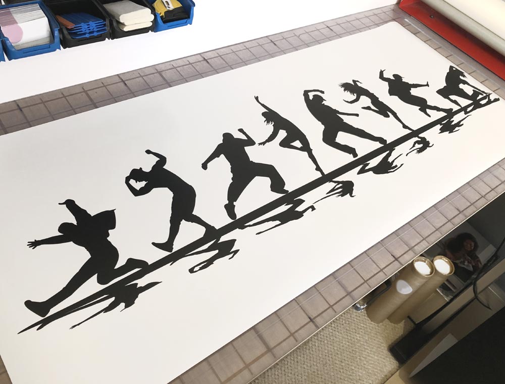 Street Dance Wall Sticker – Bedroom or Studio Dance Room Decor