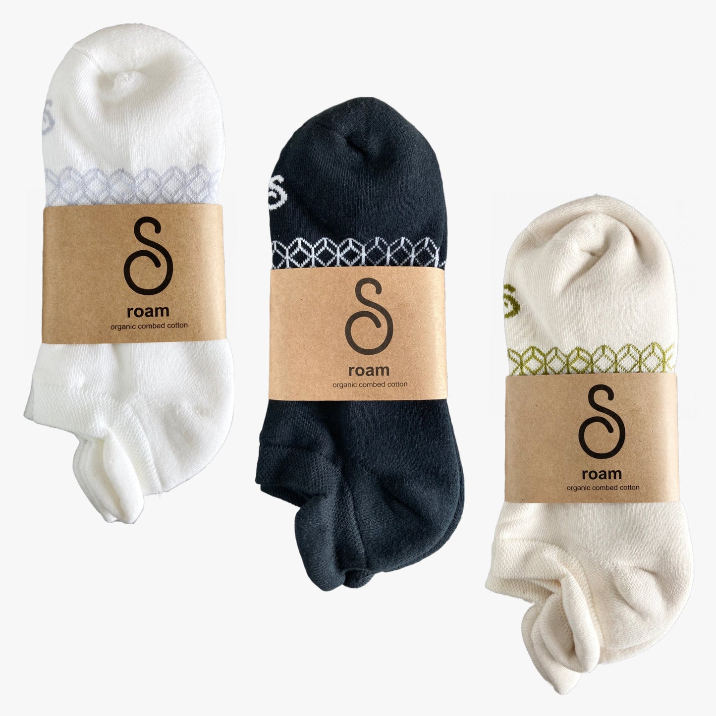 trainer socks - organic combed cotton