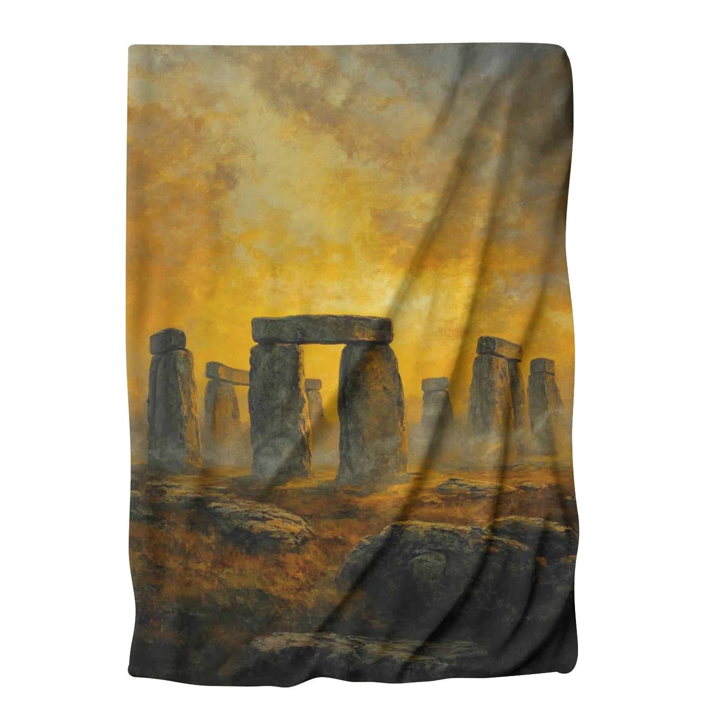 Stonehenge Sunset Blanket