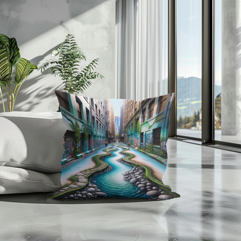 Urban Creek Cotton Cushion