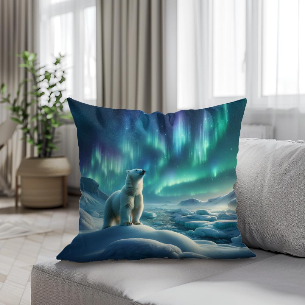 Arctic Majesty Cotton Cushion