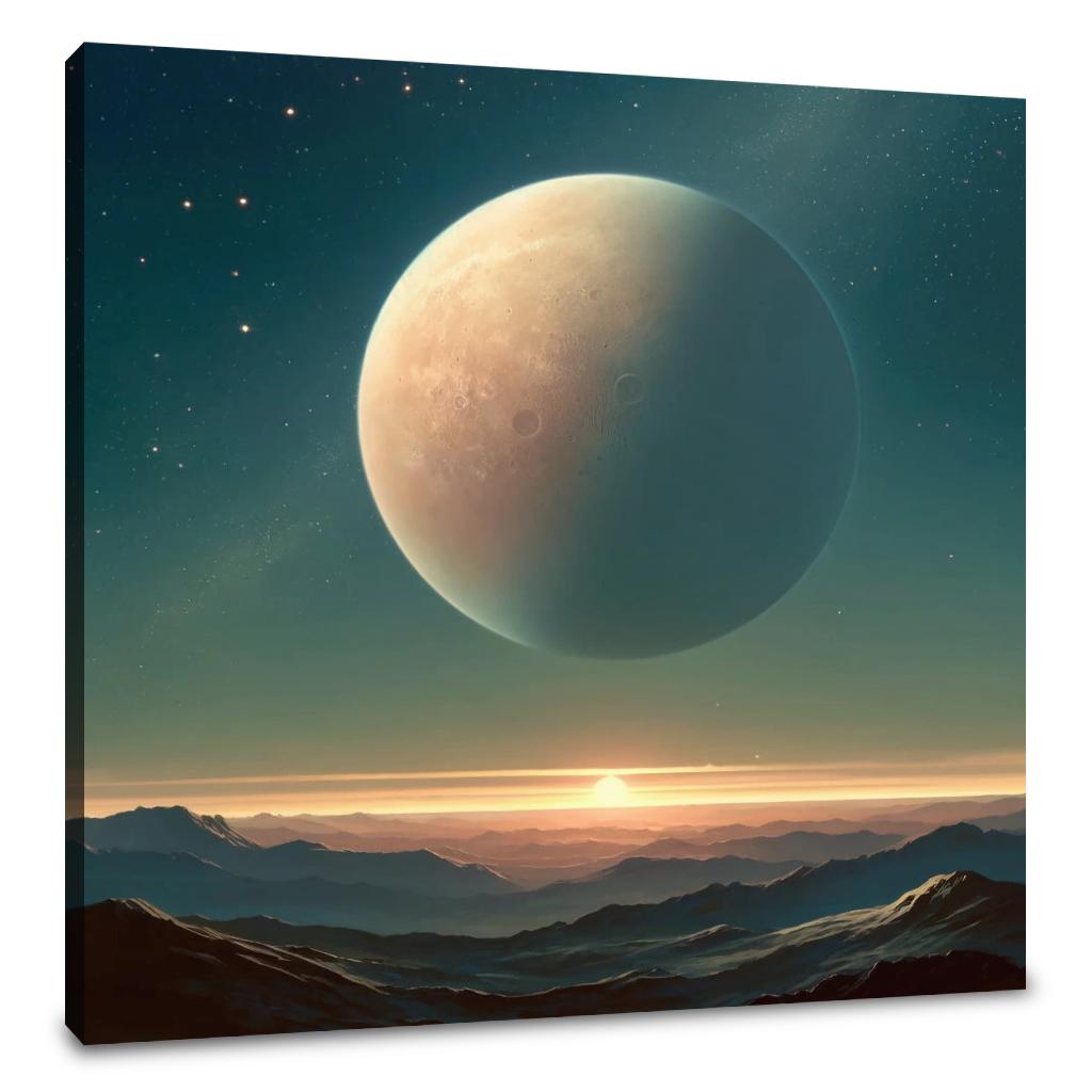 Celestial Horizons Canvas