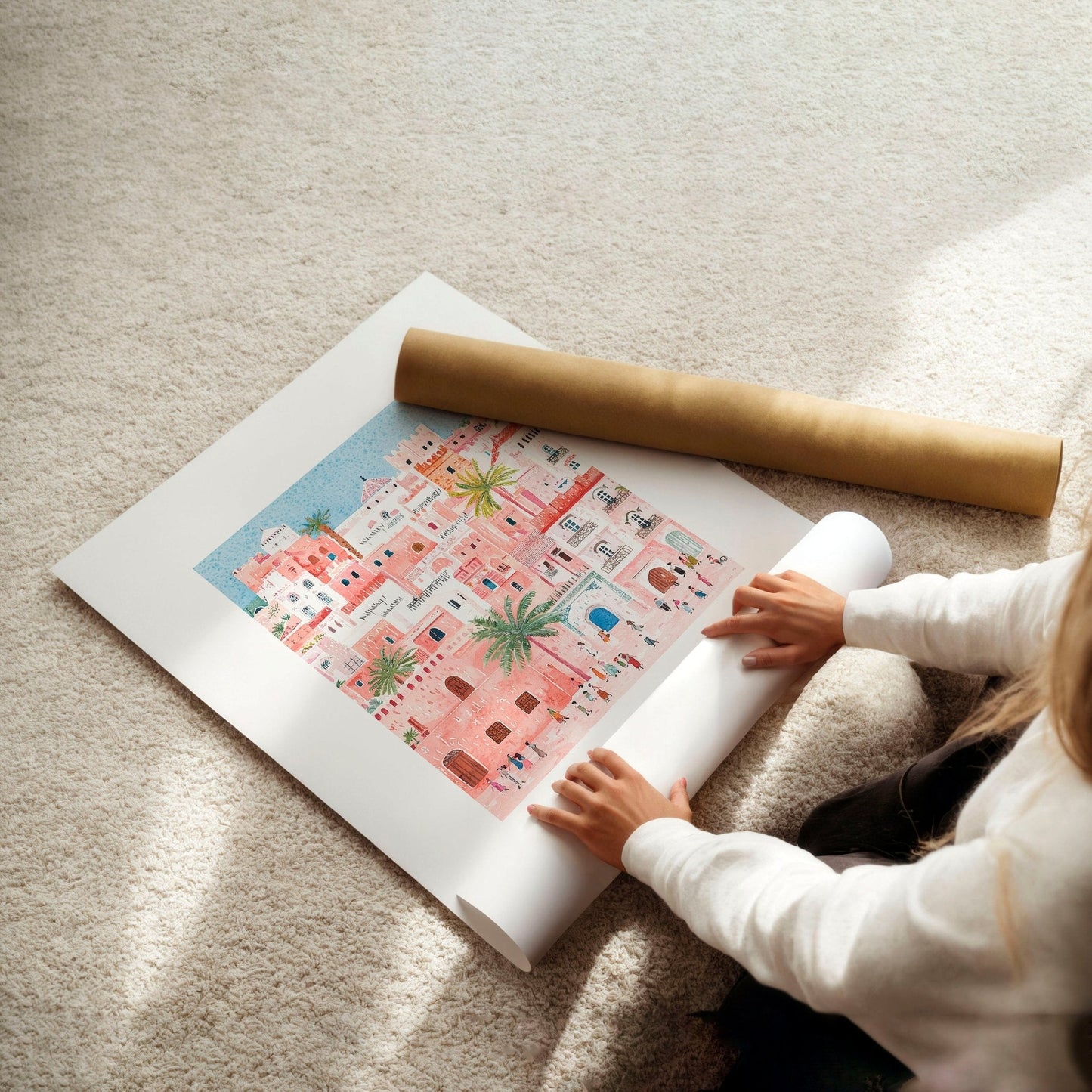 Home Decor Living Room Pictures | Set of 3 Beach Decor Wall art Prints