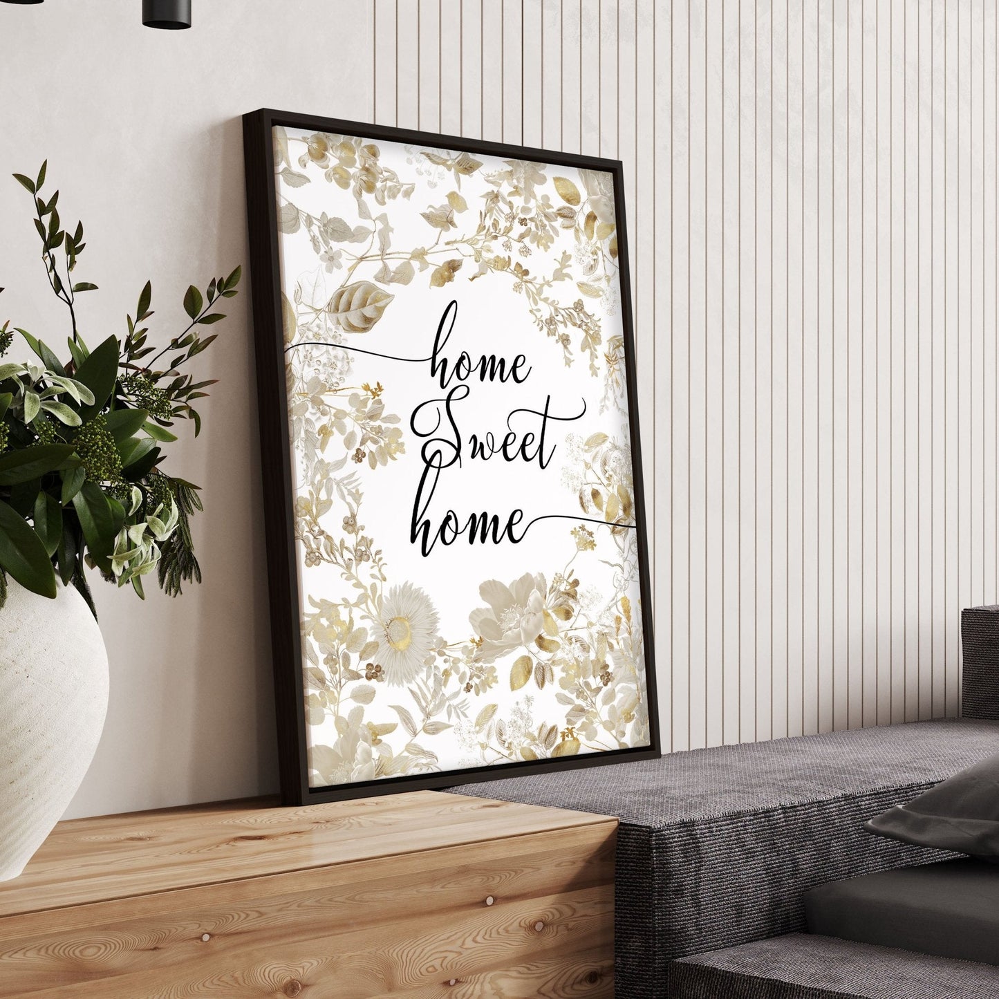 Home Sweet Home Art Print | Set of 1 Welcoming Wall art Print