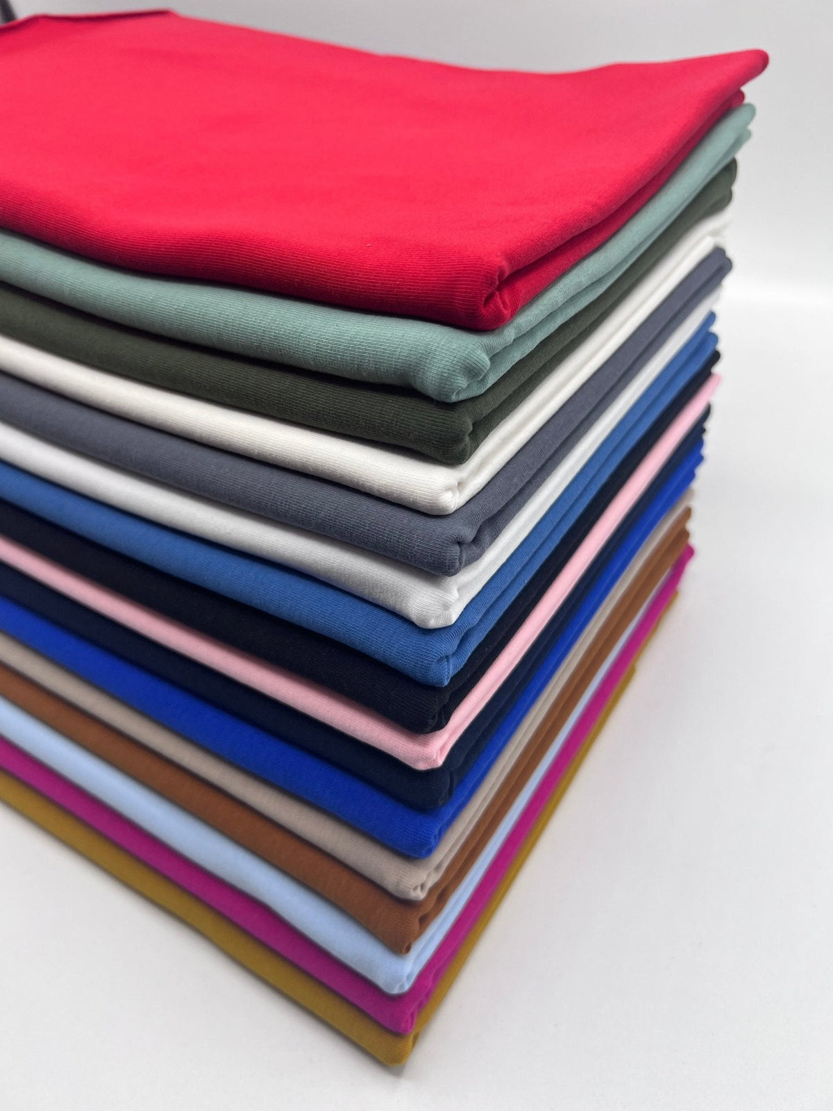 Honey Cotton Stretch Jersey 240 GSM 92/8 Lycra 4 Way Stretch