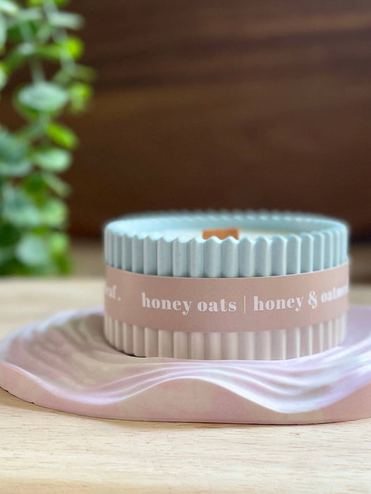 Honey Oats Soy Candle – Sweet and Comforting Home Aroma