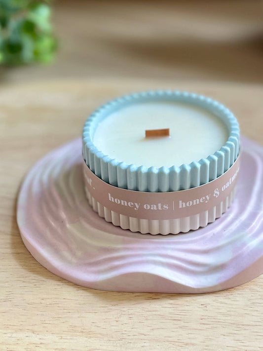 Honey Oats Soy Candle – Sweet and Comforting Home Aroma