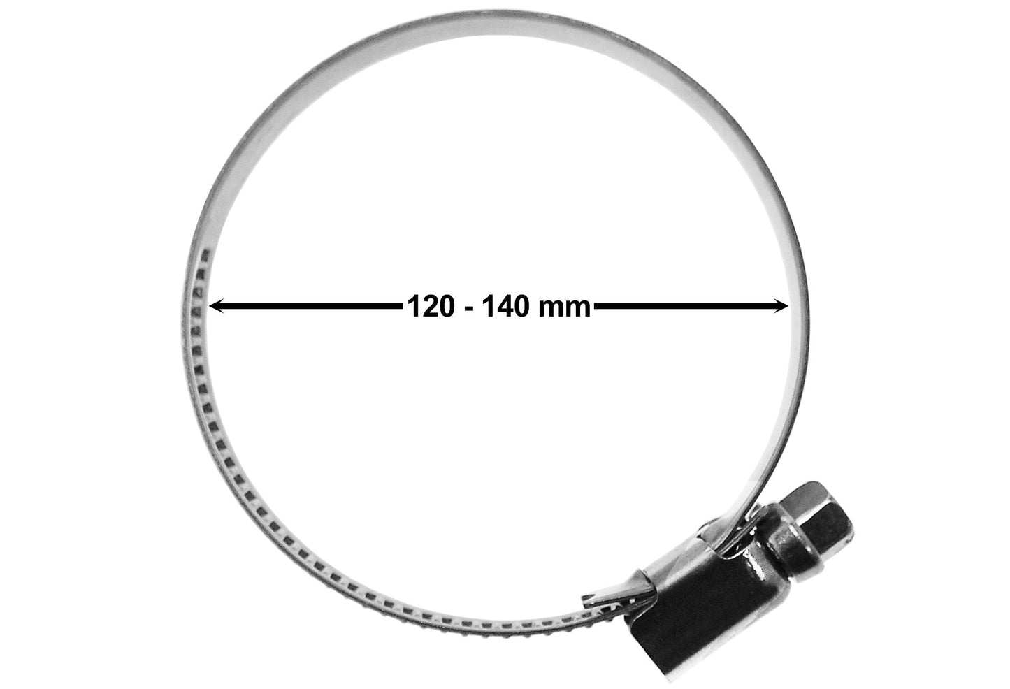 A2 Hose Clip 120mm-140mm