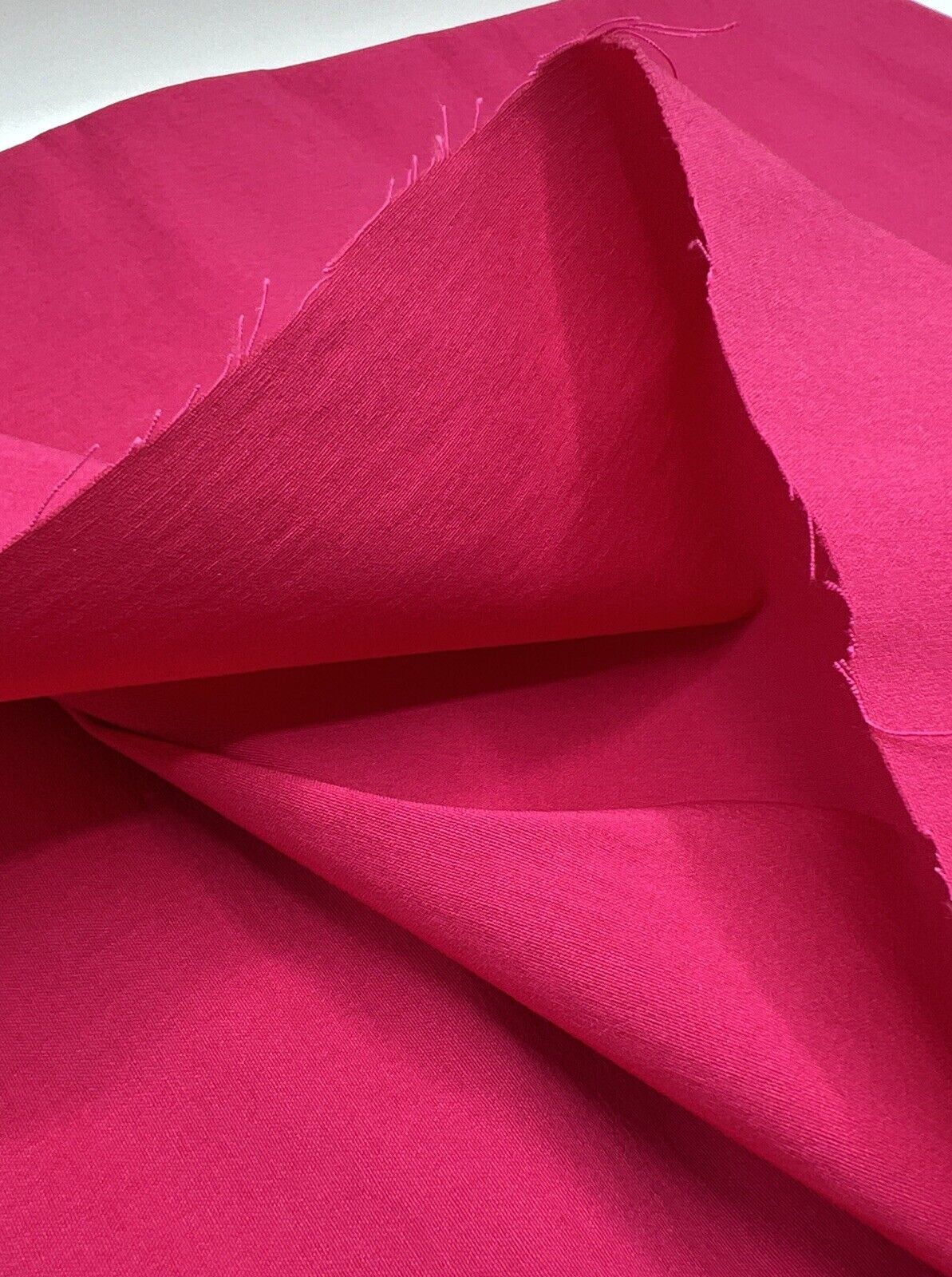 Hot Pink Bengaline Stretch Fabric