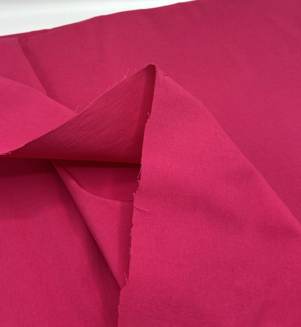 Hot Pink Bengaline Stretch Fabric