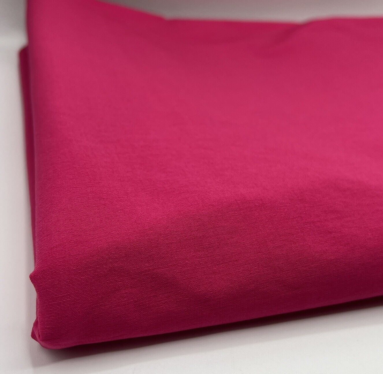 Hot Pink Bengaline Stretch Fabric