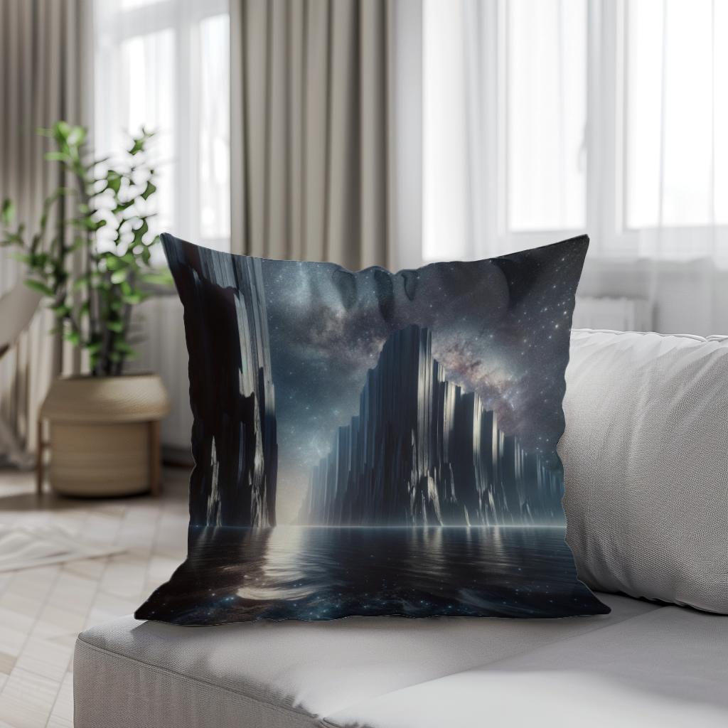 Cosmic Cliffs Cotton Cushion