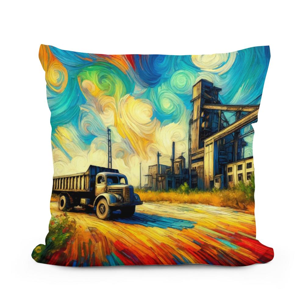 Echoes of Industry Cotton Cushion