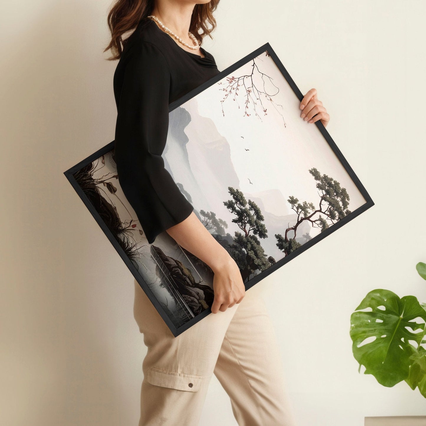 Huge Posters For Wall | Set of 3 Chinoiserie Wall art Prints