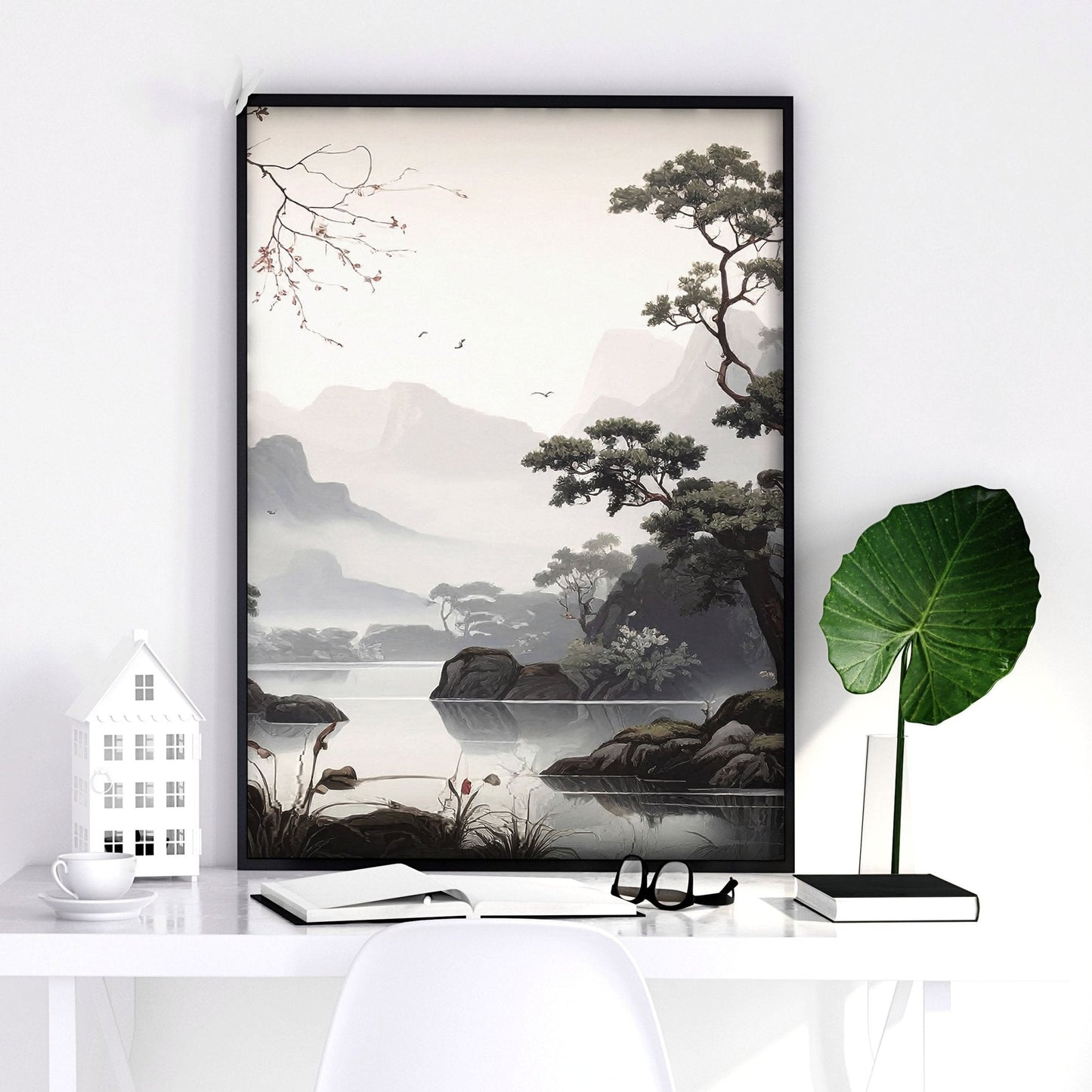 Huge Posters For Wall | Set of 3 Chinoiserie Wall art Prints