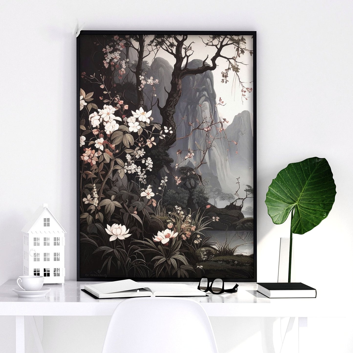 Huge Posters For Wall | Set of 3 Chinoiserie Wall art Prints
