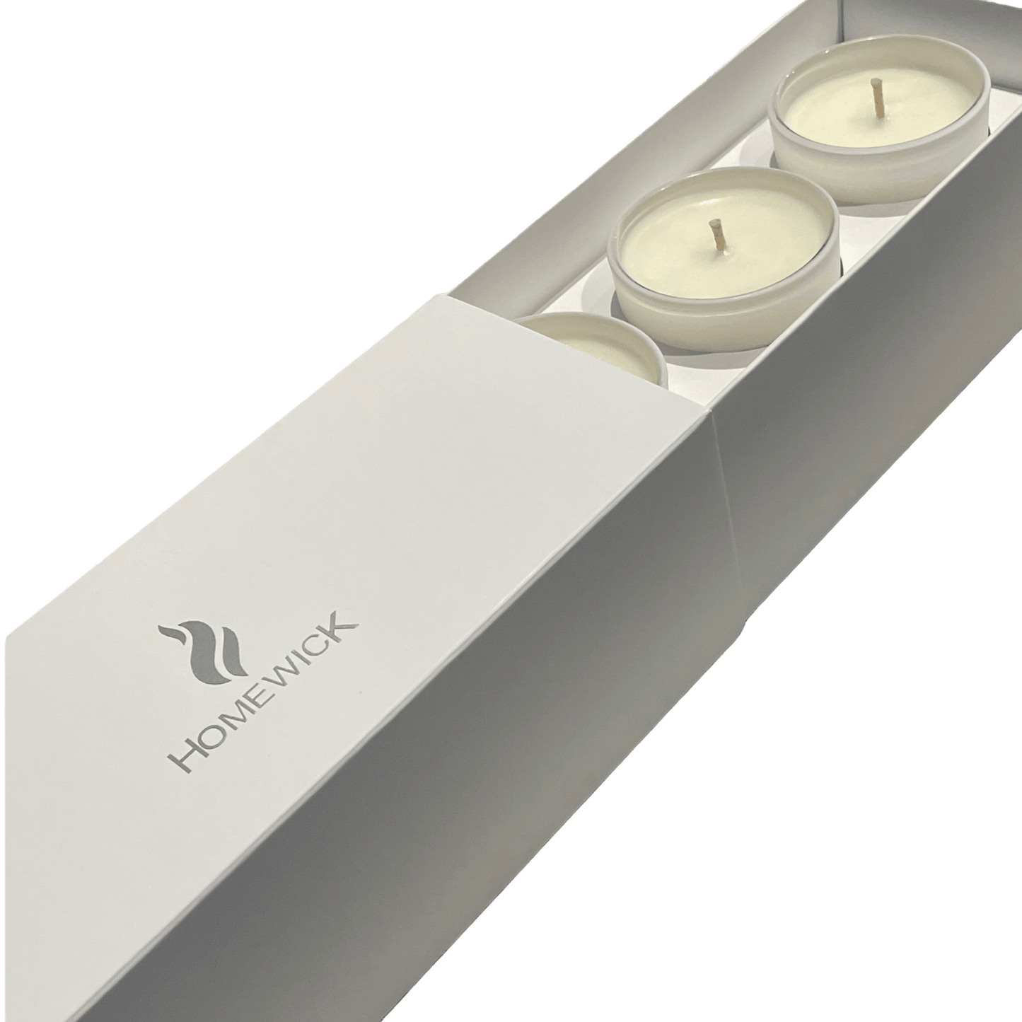 Soy Wax Scented Candle Trio - Gift Set - White