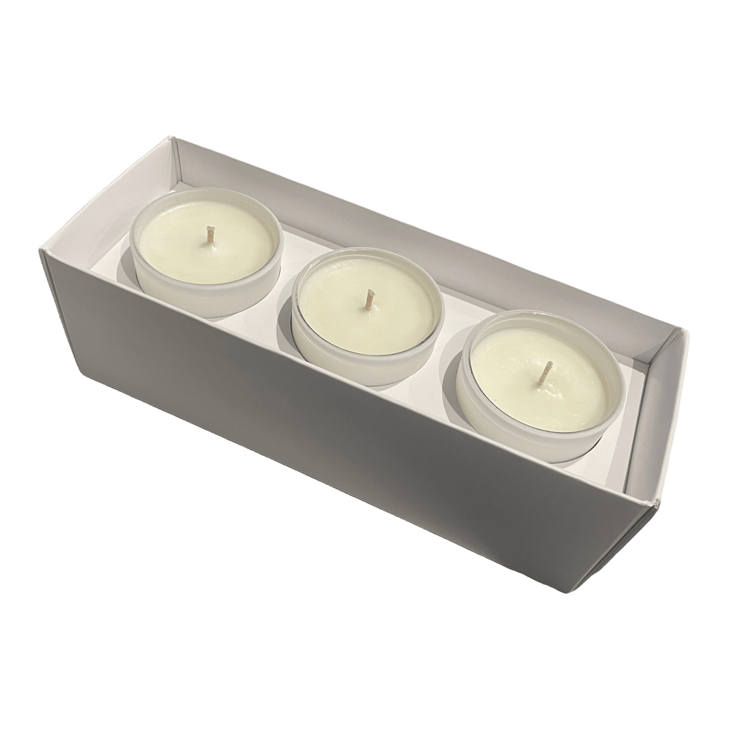 Soy Wax Scented Candle Trio - Gift Set - White