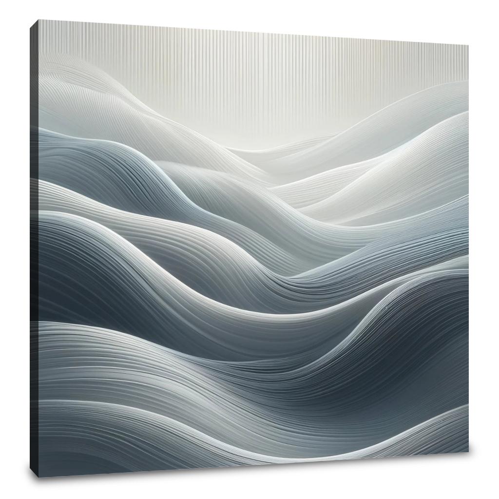 Serenity in Grey Canvas