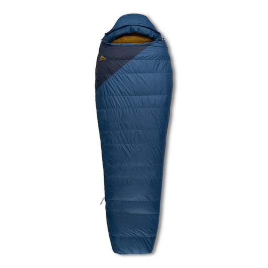 Kelty Cosmic Down 20°F (-7°C) 550-Fill Sleeping Bag - Short - Dark Blue/Pageant Blue