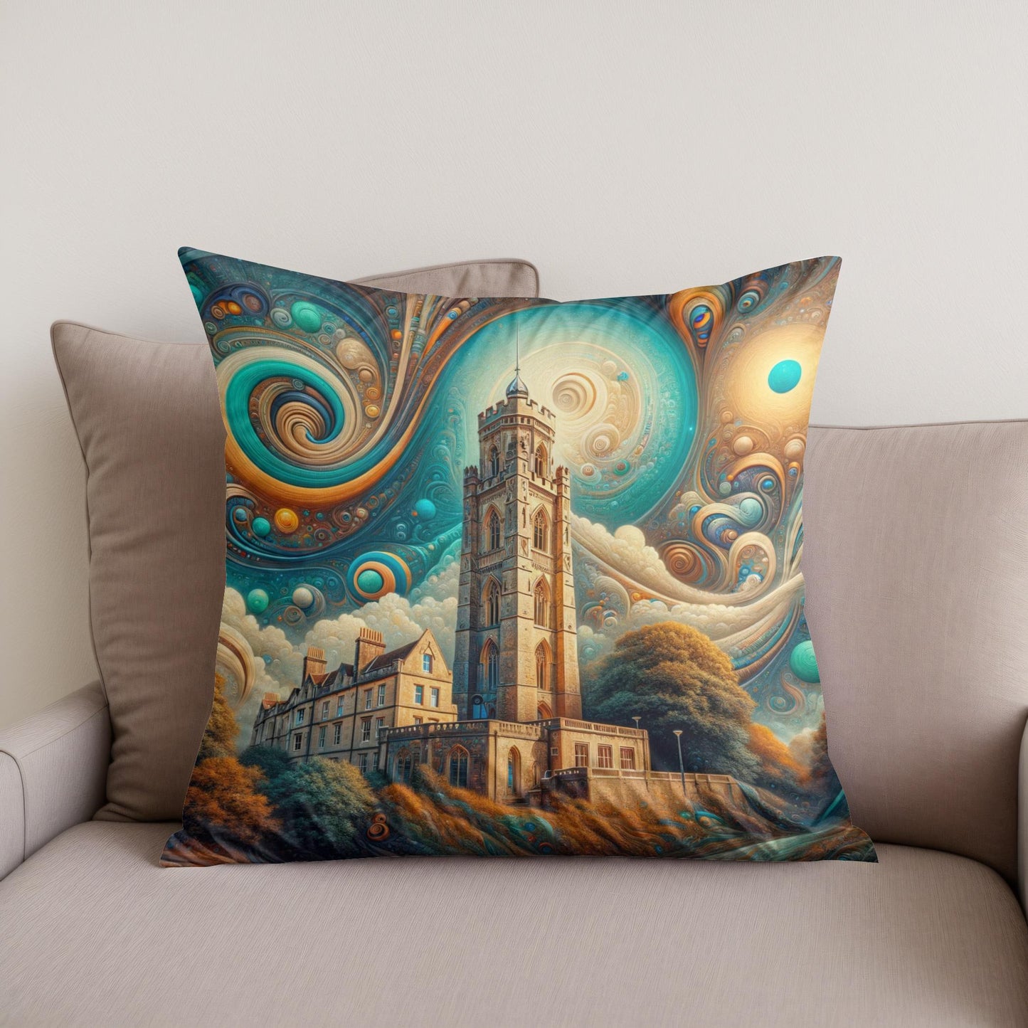 Bristol Tower Dreamscape Cotton Cushion