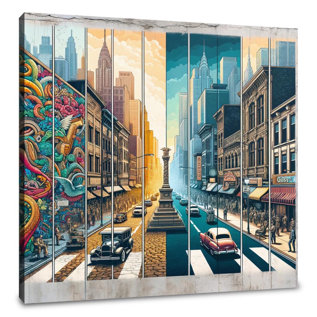 City Evolution Canvas