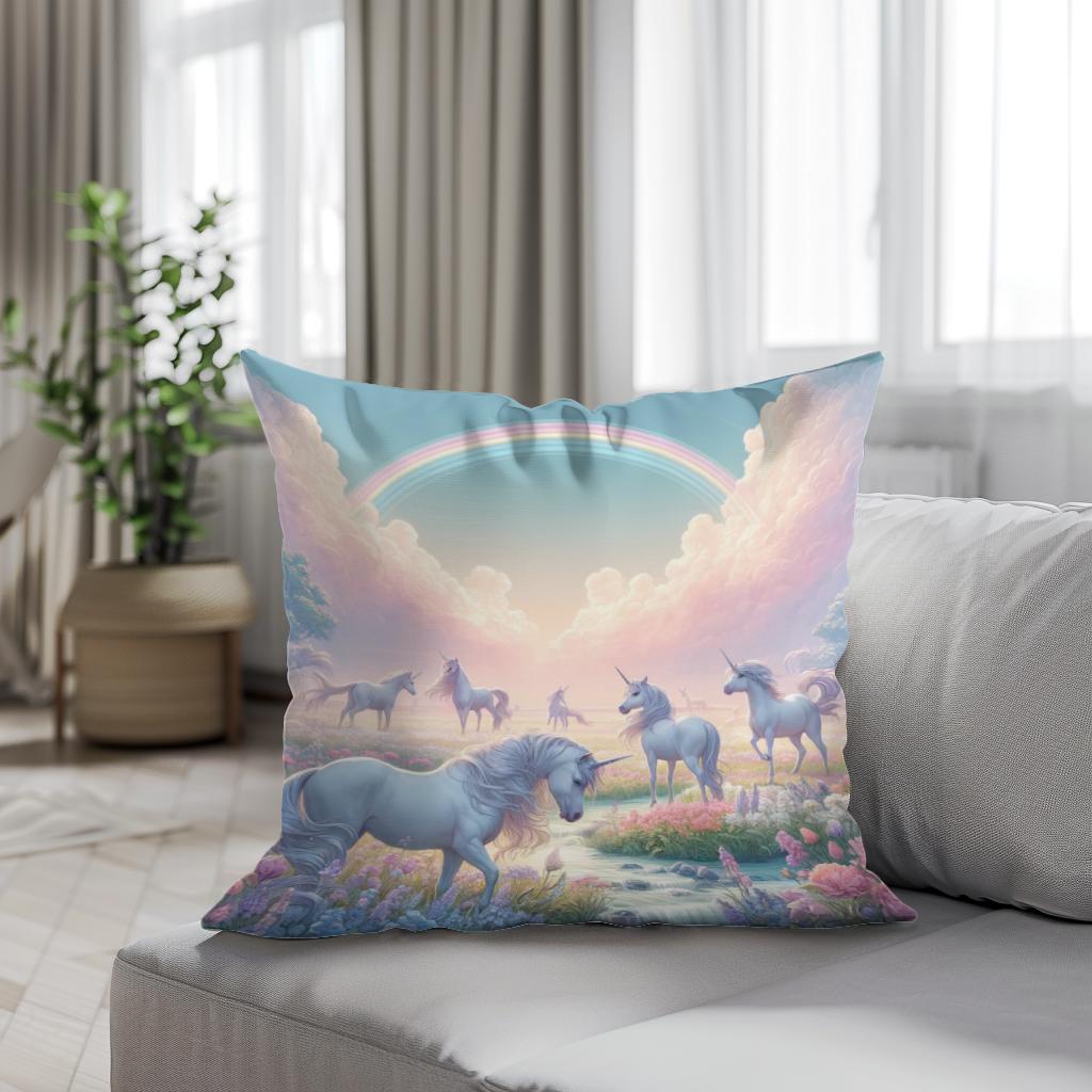 Unicorn Fantasy Cotton Cushion