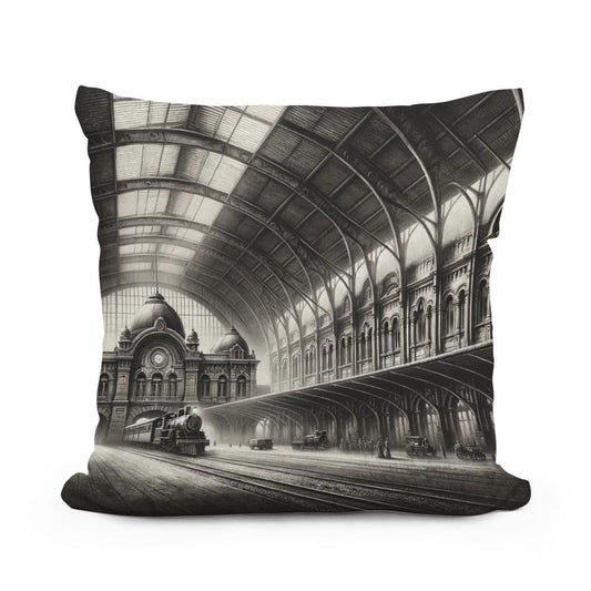 Timeless Departures Cotton Cushion