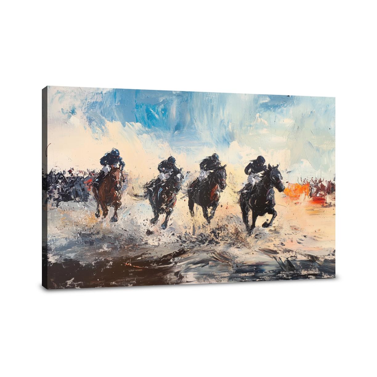 Galloping Glory Racing Canvas