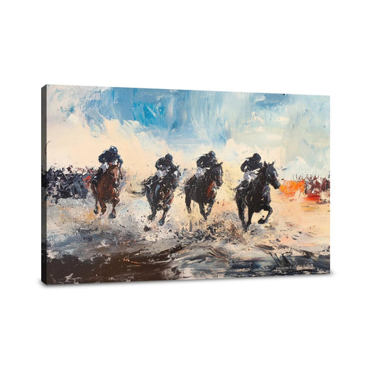 Galloping Glory Racing Canvas