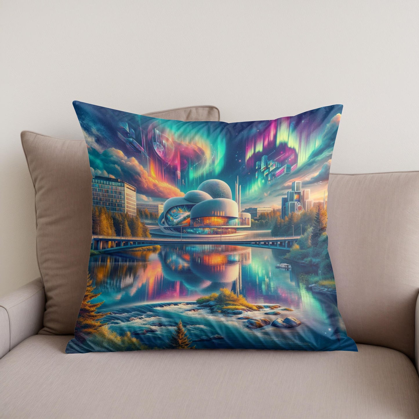 Umeå Dreamscape Cotton Cushion