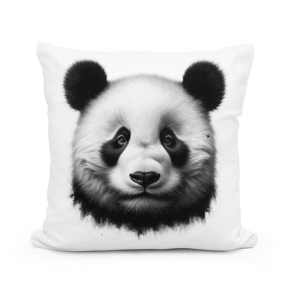 Emotive Panda: Captured Grace Cotton Cushion