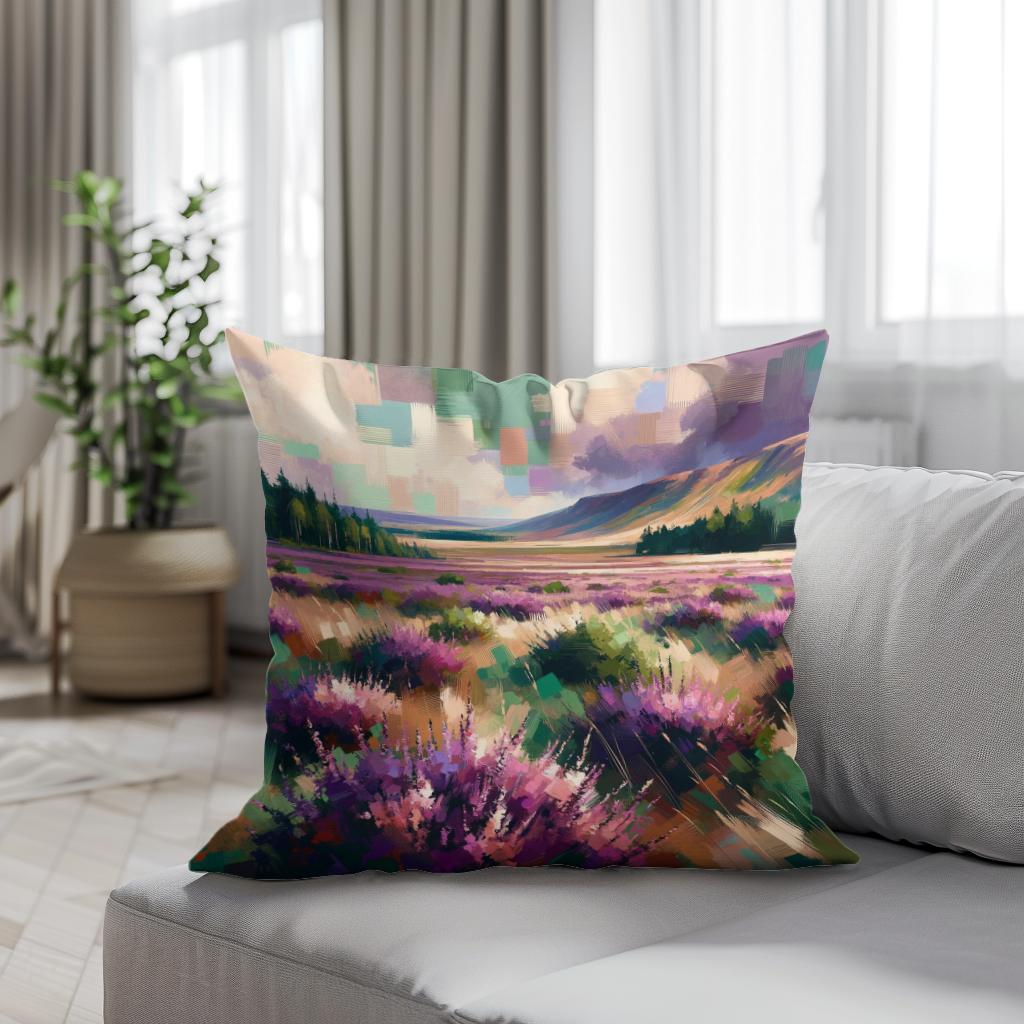 Dundee Heather Fields Majesty Cotton Cushion