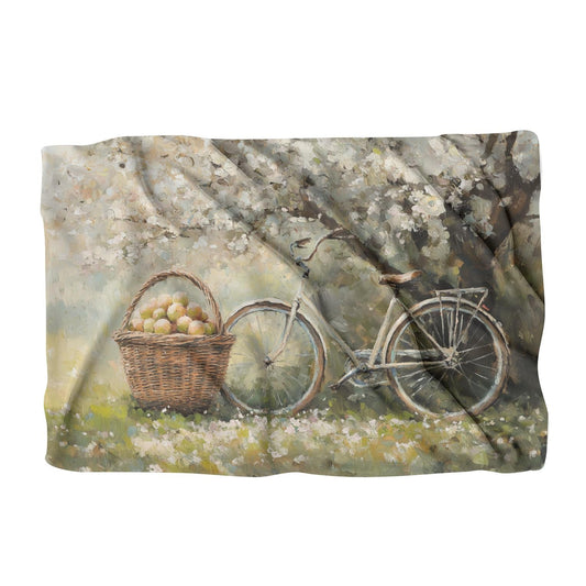 Bicycle and Blossom Blanket