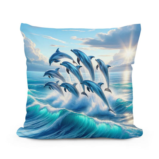 Ocean Leap Cotton Cushion
