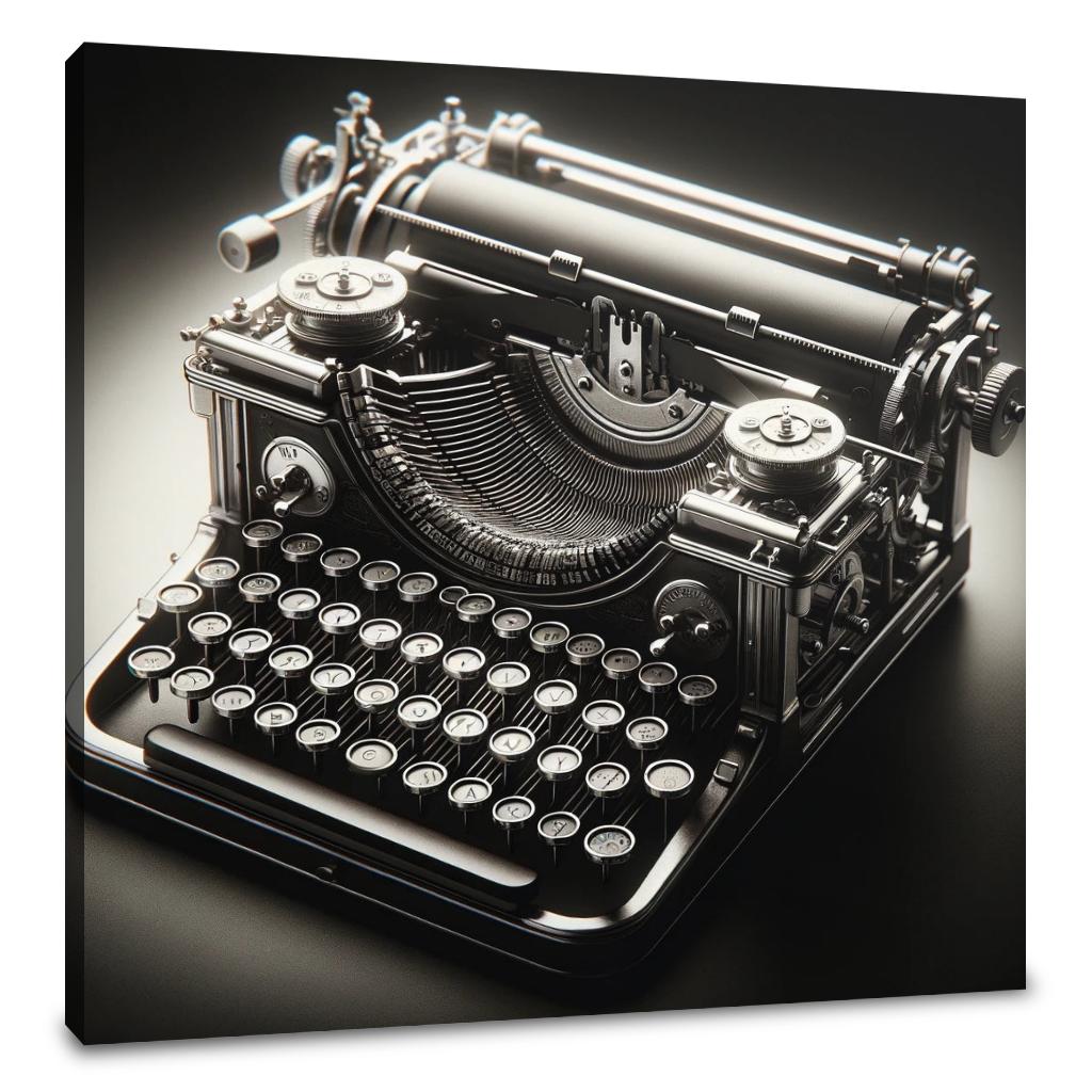 Classic Typewriter Canvas
