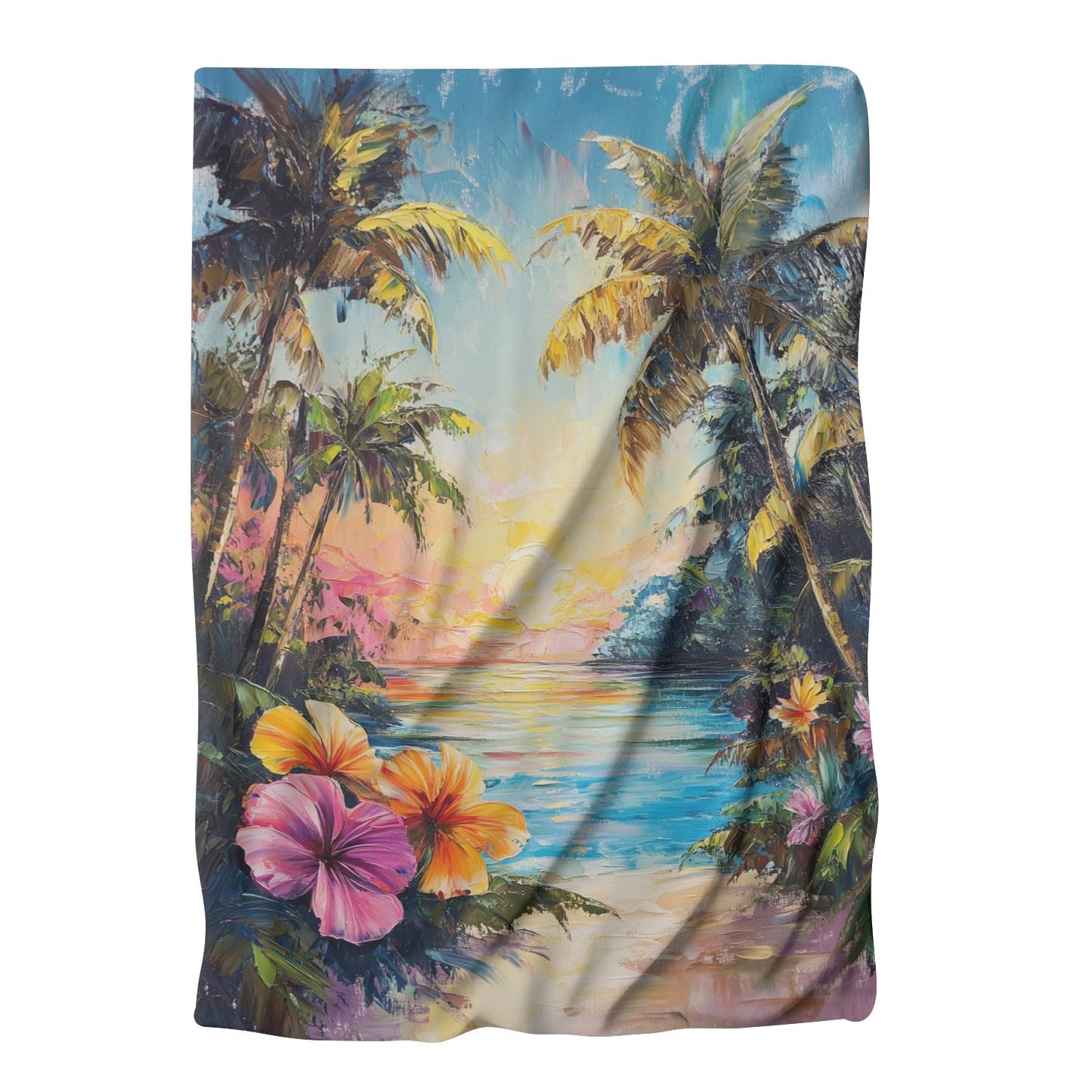Tropical Dawn Serenity Blanket