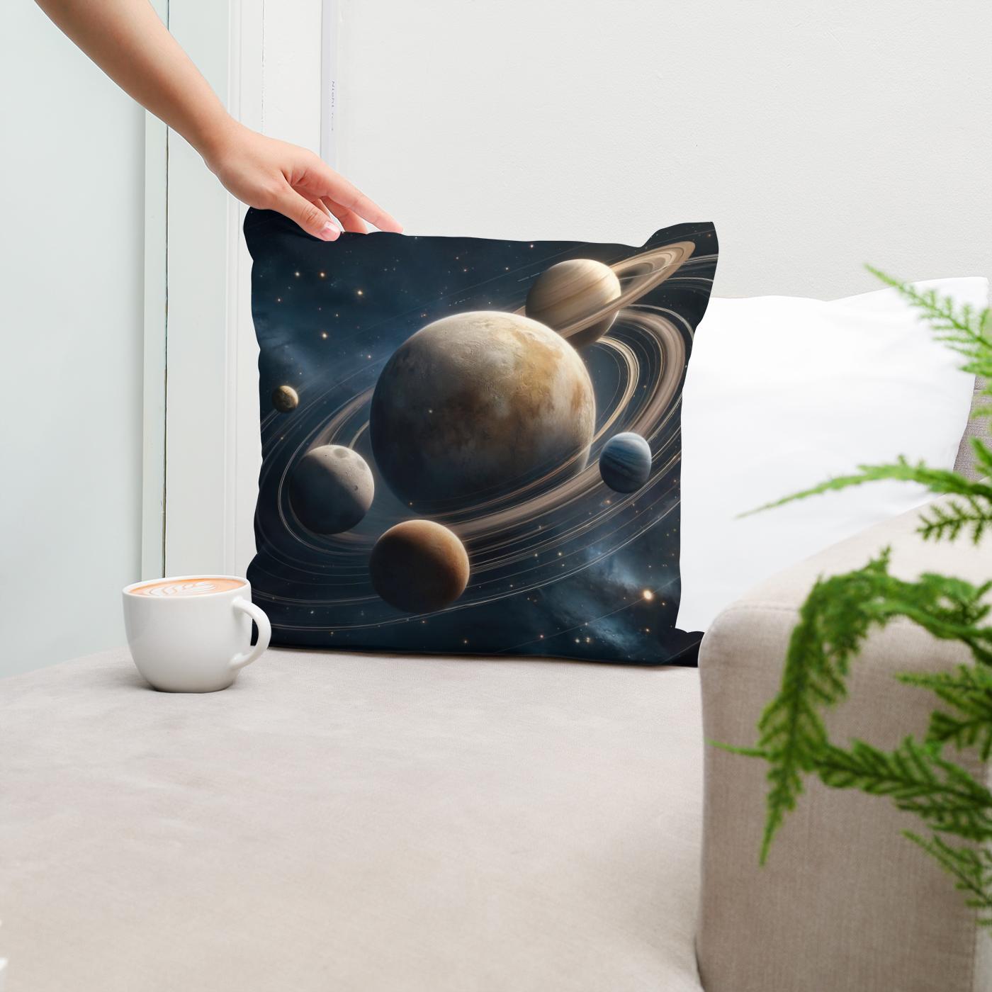 Cosmic Ballet Cotton Cushion