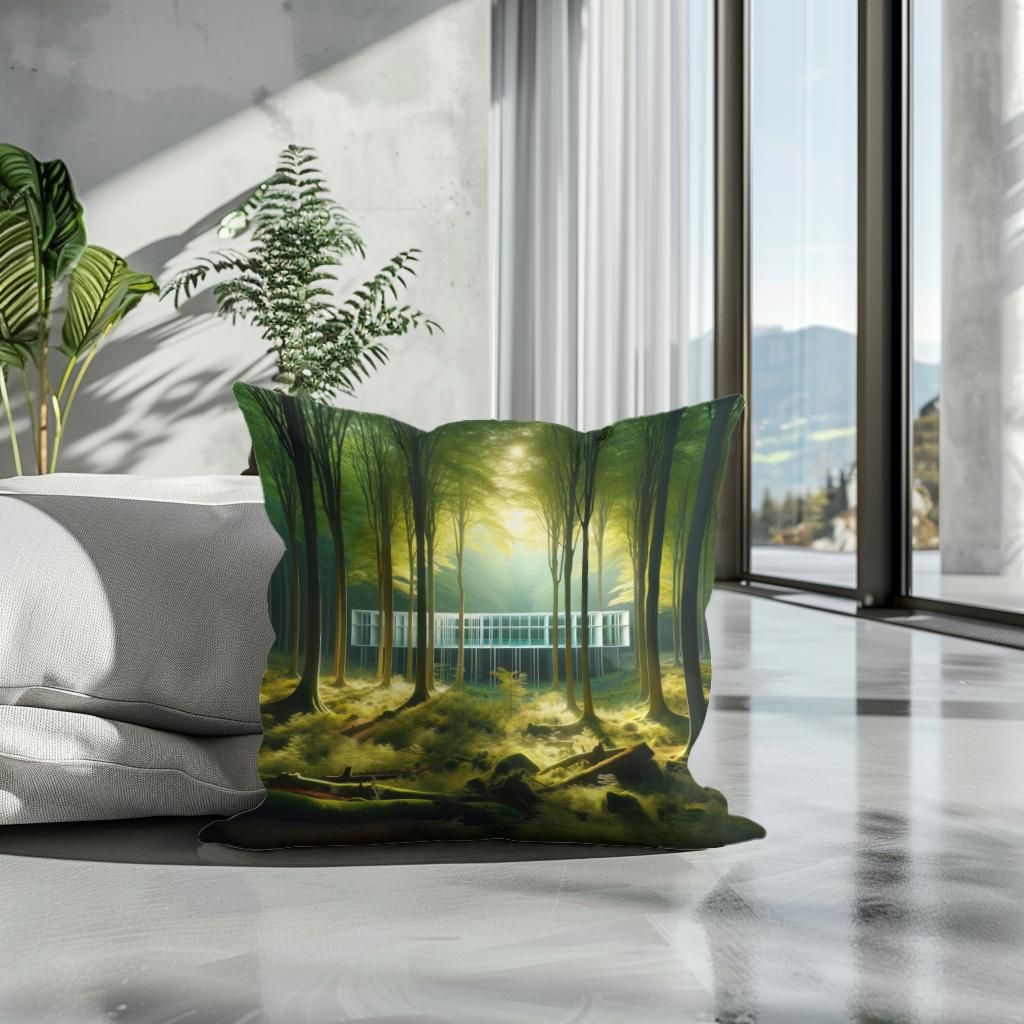 Nature's Modern Ballet Cotton Cushion