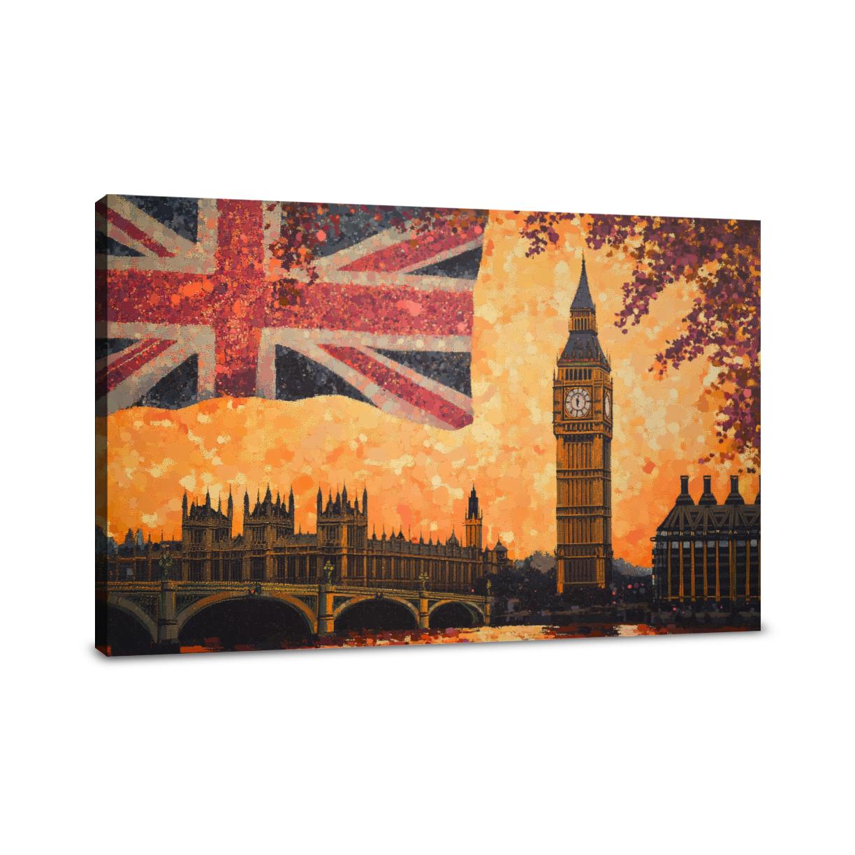 Big Ben Sunset Canvas