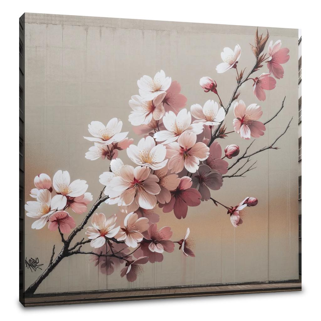 Cherry Blossom Elegance Canvas